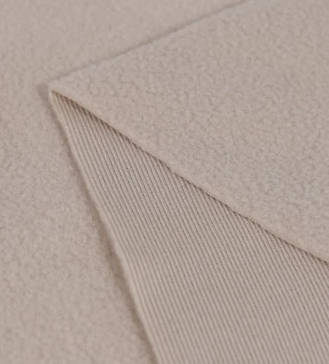 Beige Polar Fleece 1 Side Brush Fabric-GA0-18-PP3140Z-1