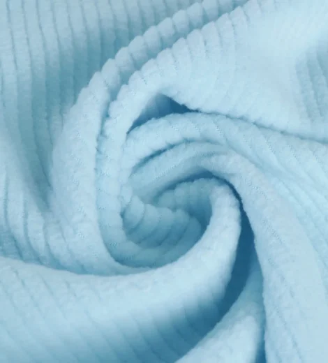 Blue Drop Needle Fleece Fabric-A0-30-A2-BH42034Z-1