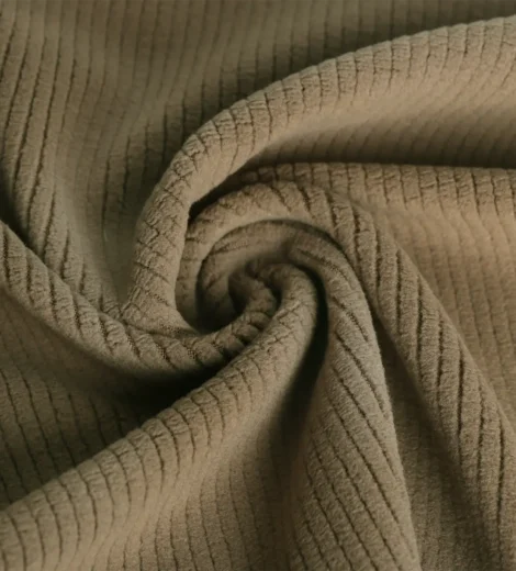Brown Drop Needle Fleece Fabric-T0-22-AE9289ZE-1