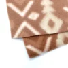 Brown Triangle Polar Fleece 2 Side Brush Fabric-A3-27-CK1216ZP-3