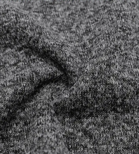 Dark Grey Fleece 1 Side Brush Fabric-1