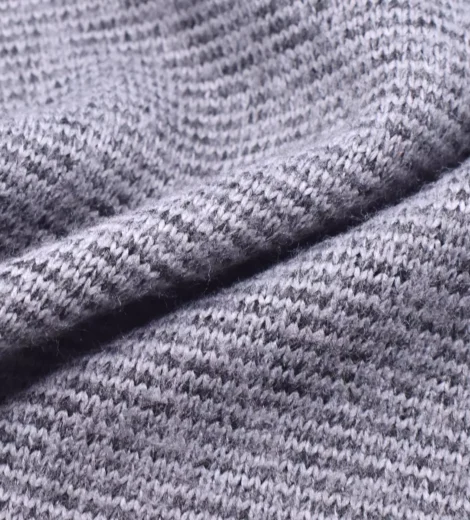 Dark Grey Sweater Fleece Fabric-TR3-F2632#1907Z-1
