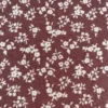 Dark Red Floral Polar Fleece 2 Side Brush Fabric