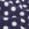 Dot Navy Polar Fleece 2 Side Brush Fabric-A1-30-BH1424ZP-3