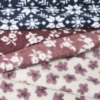 Floral Polar Fleece 2 Side Brush Fabric