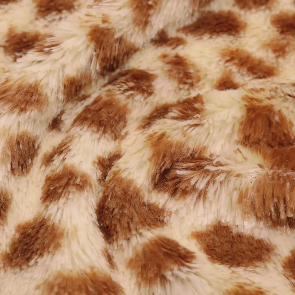 Giraffe Polyboa Fabric-GV243G1059N60-1