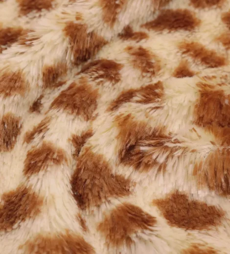 Giraffe Polyboa Fabric-GV243G1059N60-1