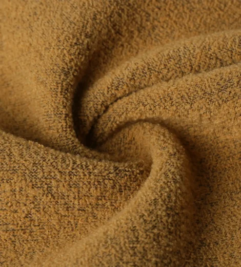 Gold Boucle Fleece Fabric BC-B-M1946Z