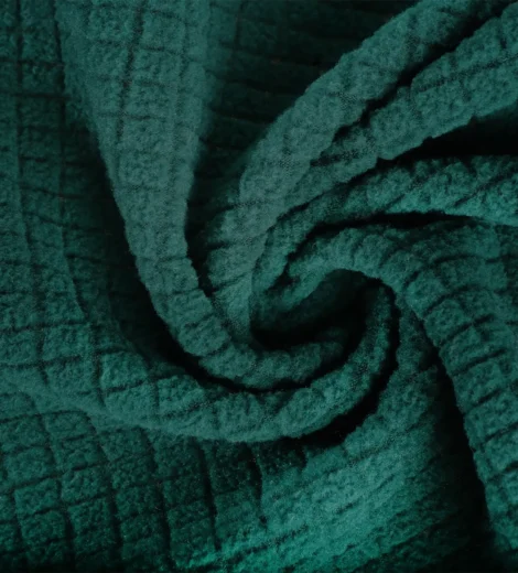 Green Drop Needle Fleece Fabric-A1-30-BP9314Z-1