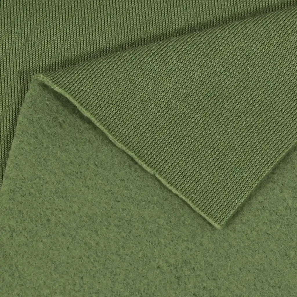 Green Fleece 1 Side Brush Fabric TR1-CK1215Z-1