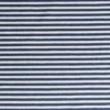 Navy Stripe Check Polar Fleece 1 Side Brush Fabric-A0-27-AV3166Z