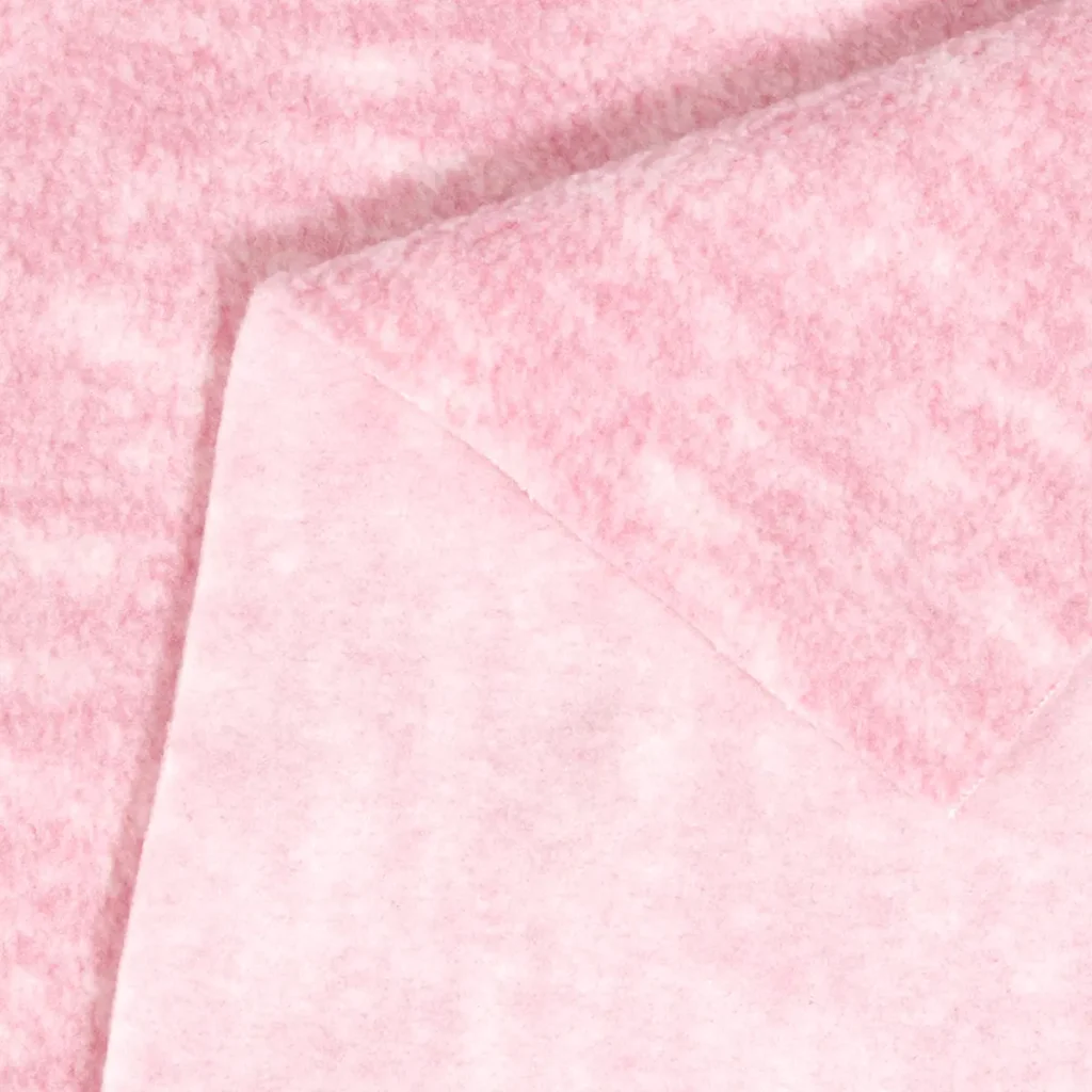 Pink Melange Polar Fleece 2 Side Brush Fabric-GA1-25-BE1879ZP-1