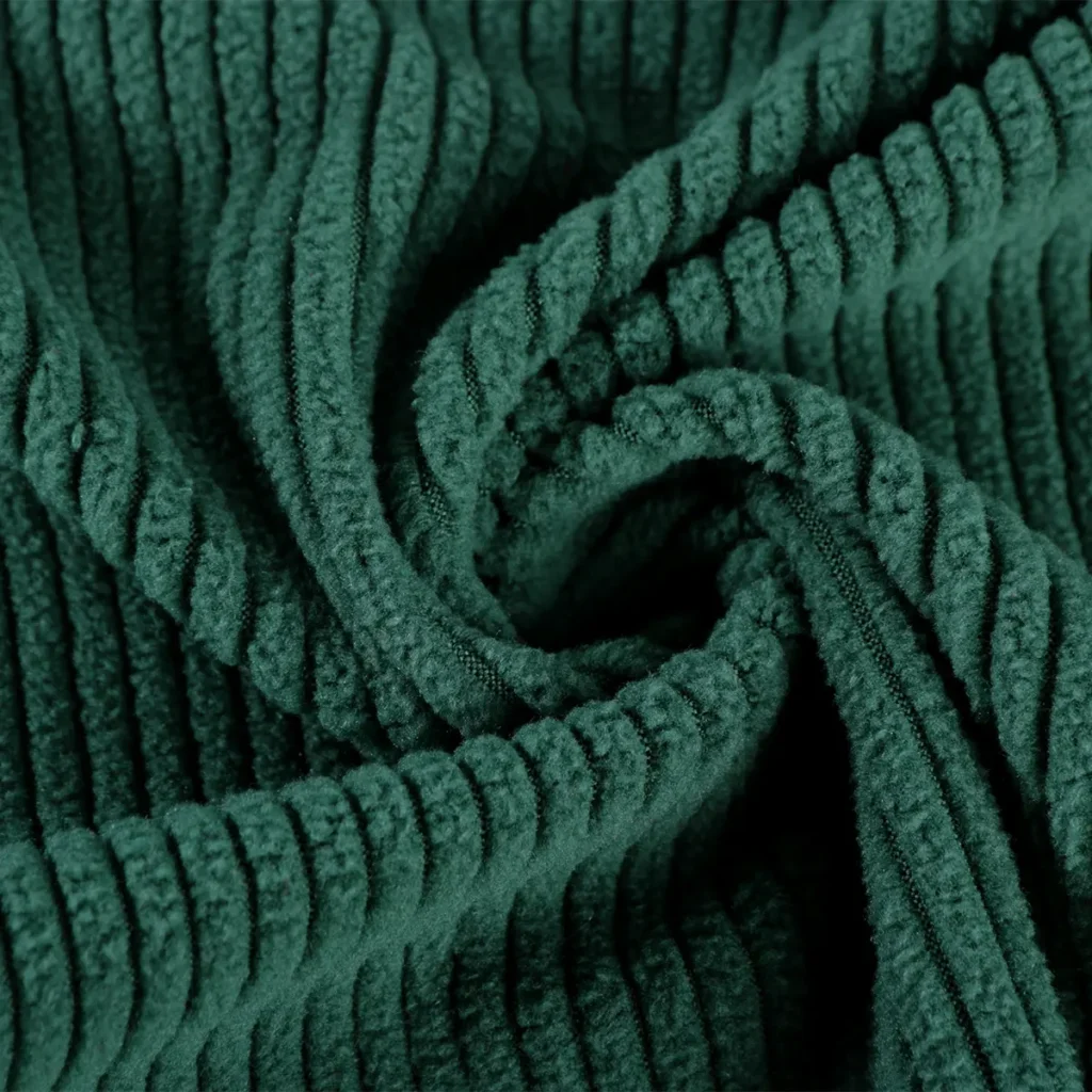 Posy Green Drop Needle Fleece Fabric-A0-30-AE9287Z-1