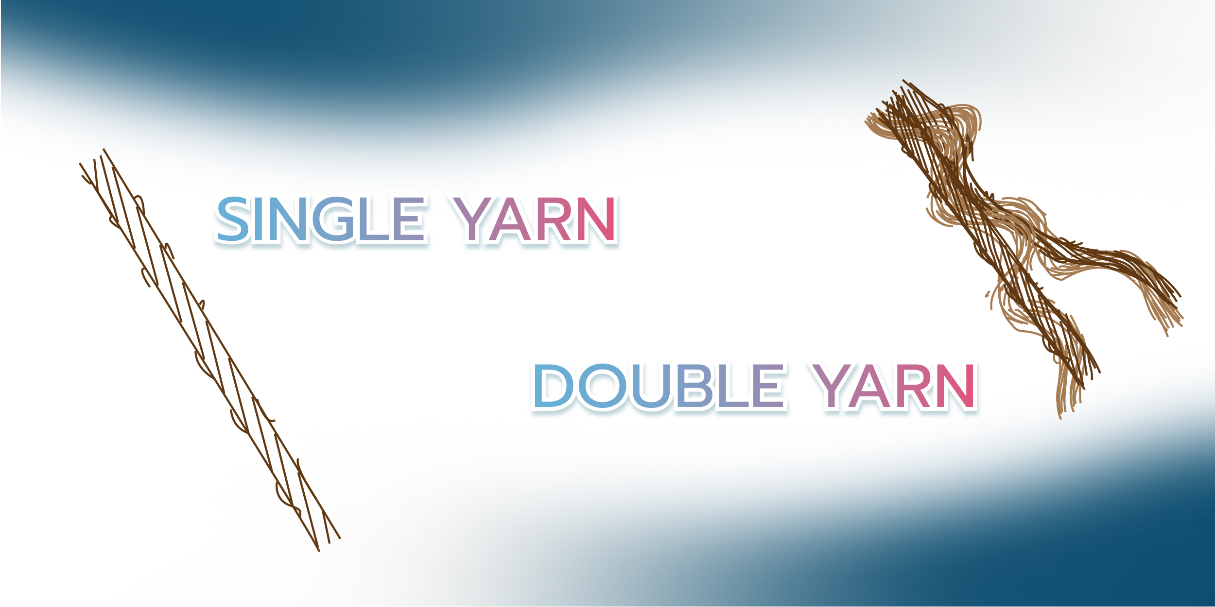 SINGLEYARN DOUBLE YARN