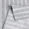 Stripe Grey Melange Boucle Fleece Fabric BC-B-OO1984Z-2