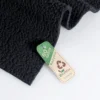 Black Sherpa Fleece Fabric-GSB0-CD0080Z-2