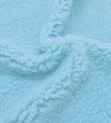 Blue Sherpa Fabric-T399H1039N75-1