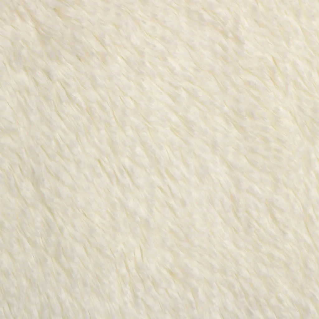 Cream Polyboa Fabric-V025DK2558U60-1