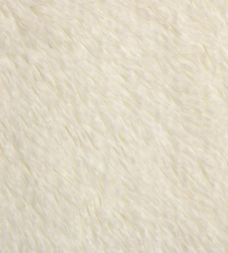 Cream Polyboa Fabric-V025DK2558U60-1