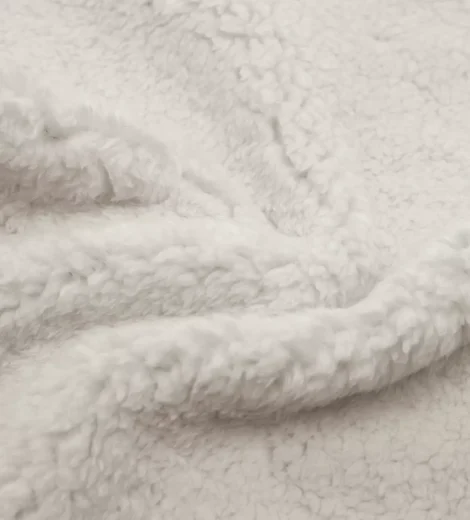 Cream Sherpa Polyboa Fabric-T399G1037N60-1
