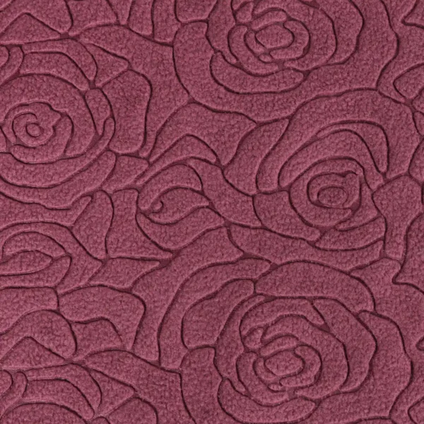 Dark Pink Rose Emboss Fabric-1