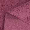Dark Pink Rose Emboss Fabric-2