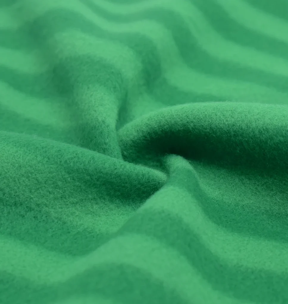 Green Fleece 2 Sided Brushed Fabric-GTR2-M5-BDK41527Z-1