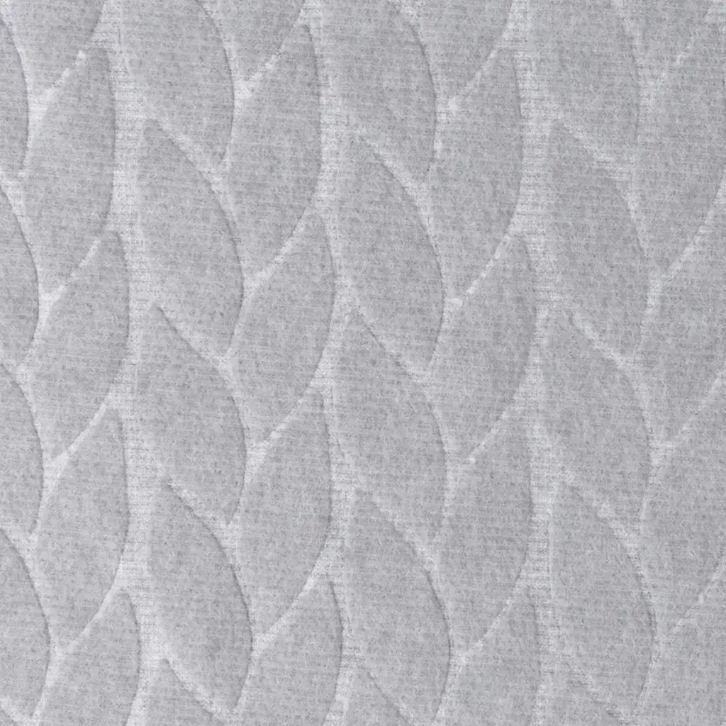 Grey Melange Braid Emboss Fabric-1