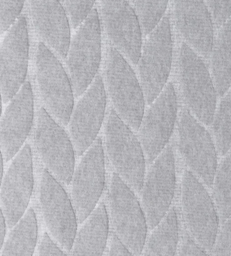 Grey Melange Braid Emboss Fabric-1