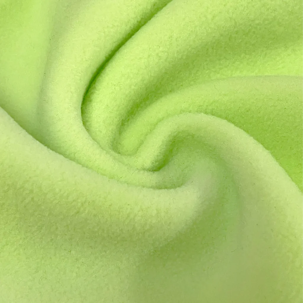 Lemon Green Polar Fleece 2 Side Brush Fabric-A1-35-CK1334Z-1