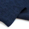 Navy Melange Sweater Fleece Fabric-TR1-FF62#0087Z-3
