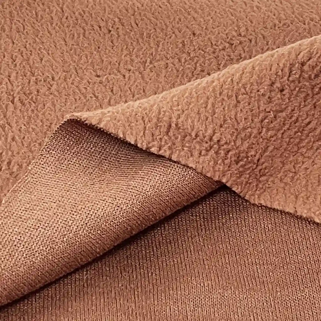 Orange Sherpa Fleece Fabric-SB0-C10#0021Z