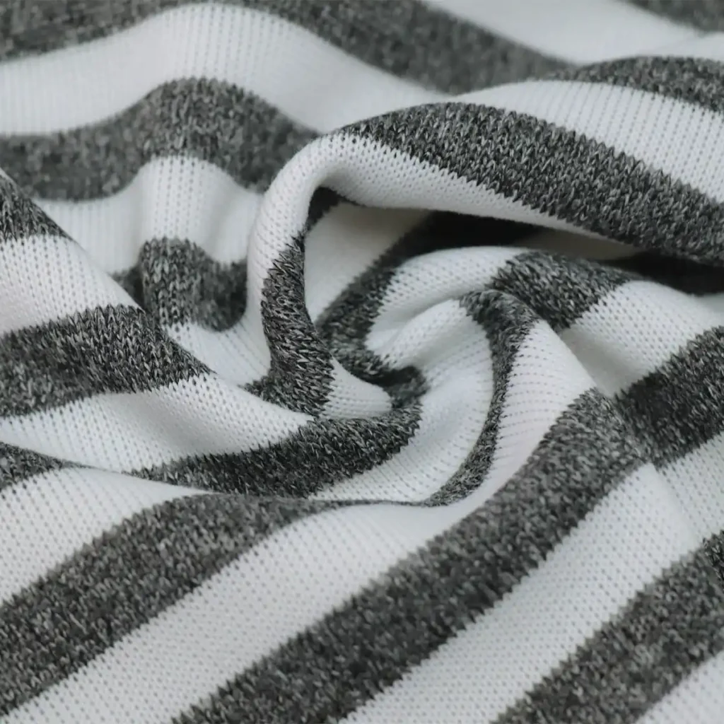 Stripe Grey Sweater fleece-TR1-FF61#0092Z-1