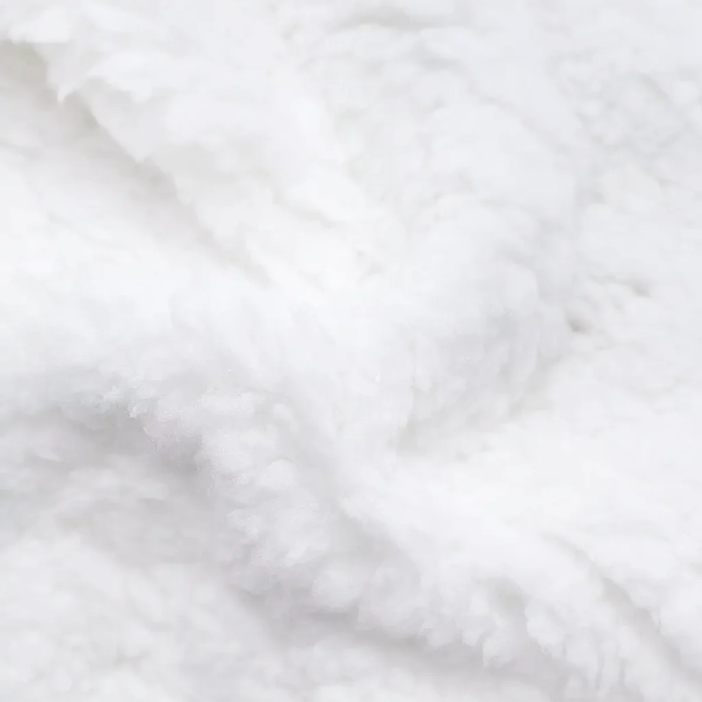 White Sherpa Polyboa Fabric-T399J1536E60-1