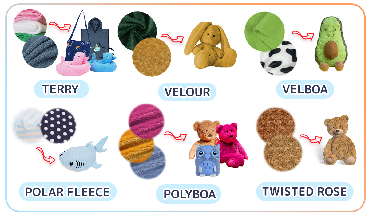 The biggest plush toy fabric manufacturer in Thailand Fleece & Pile Fabrics
