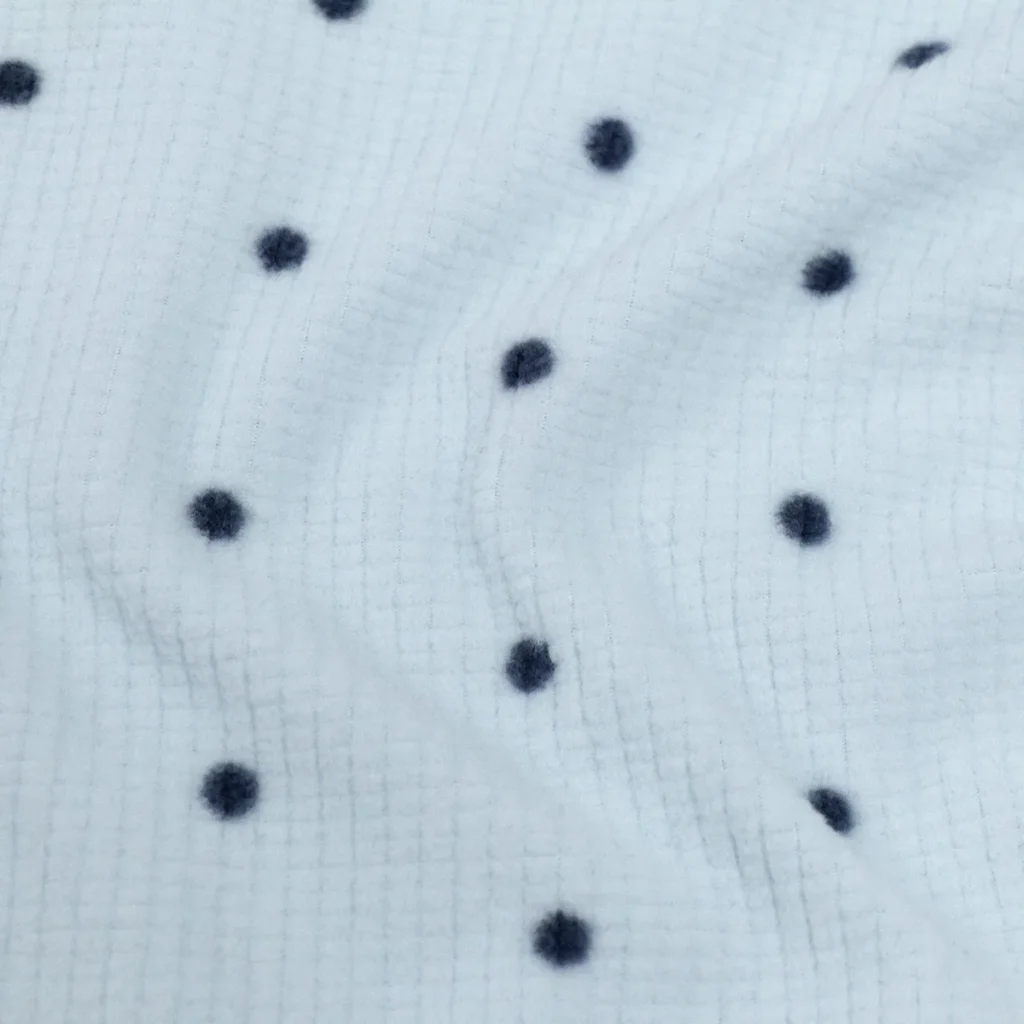 Blue Drop Needle Fleece Fabric A0-25-BP9319ZP-1
