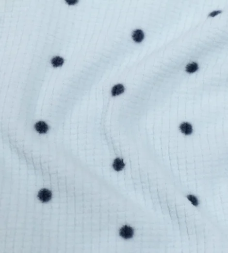 Blue Drop Needle Fleece Fabric A0-25-BP9319ZP-1