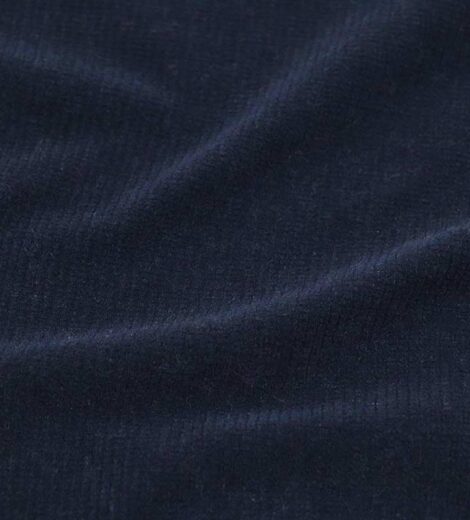 Navy Drop Needle Fleece Fabric-A1-20-BH9355Z-1