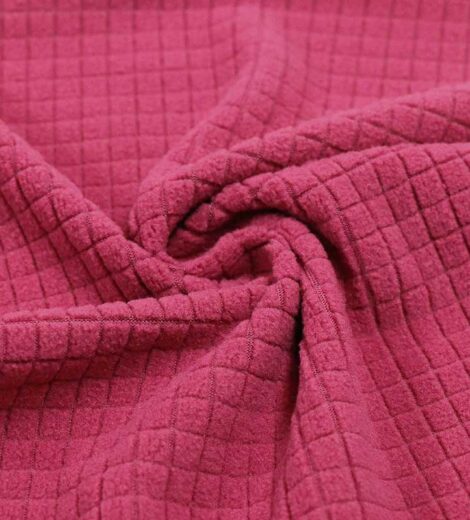 Pink Drop Needle Fleece Fabric-A0-25-CH9343Z-1