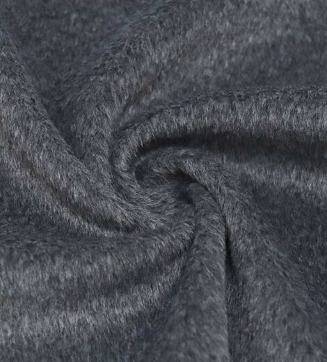 Grey Melange Velfleece Fabric-BSA0-30-A61-0071Z-1