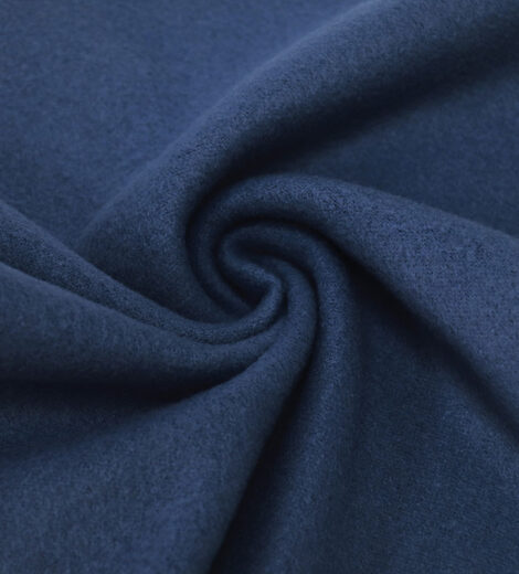 Navy Fleece 2 Sided Brushed Fabric-GTR2-BK1743Z-1