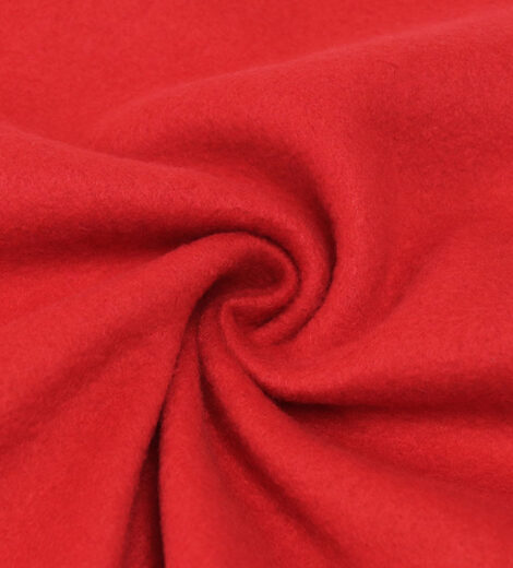 Red Fleece 2 Sided Brushed Fabric-GTR2-BK1743Z-1