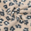 Black Flower Polar Fleece 2 Side Brush Fabric-GA1-25-Ca1263ZP-1