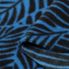 Blue Palm Leaves Polar Fleece 2 Side Brush Fabric-A1-25-BH0120ZP-2