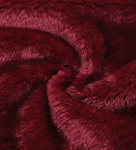 Burgundy Polyboa Fabric-T657U1040P60-1