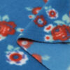 Orange Flower Petrol Polar Fleece 2 Side Brush Fabric-A1-27-CK1235ZP0101-2