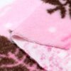Pink Flower Print Polyboa Fabric-T571P0450N64-3