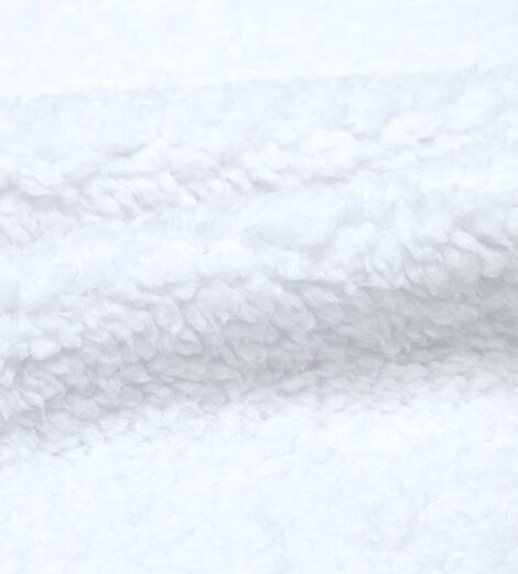 White Sherpa Fabric-T502J1037E60-1