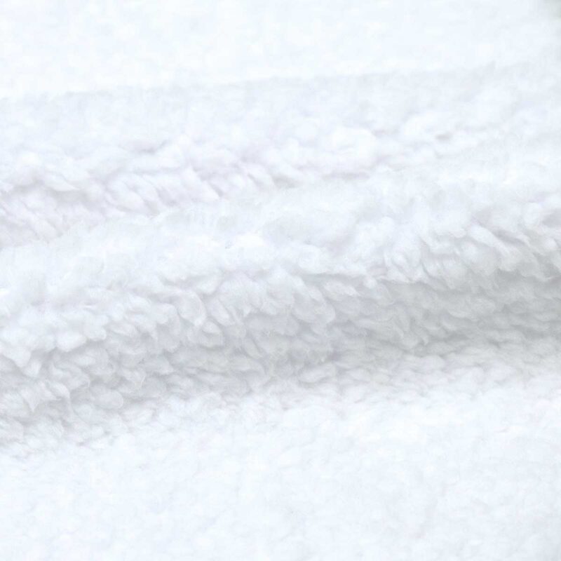 White Sherpa Fabric-T502J1037E60-1
