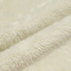 Cream Laminate Polyboa and Fleece-LM0593-2